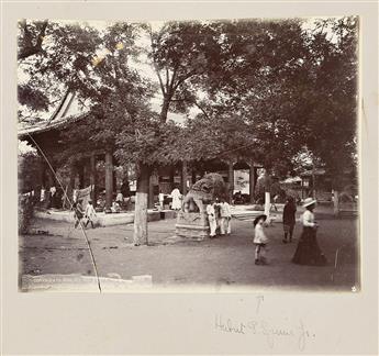 (FAMILY PAPERS.) Papers of diplomat Herbert Squier: photo albums and letters from postings in Cuba and Boxer Rebellion-era Beijing.